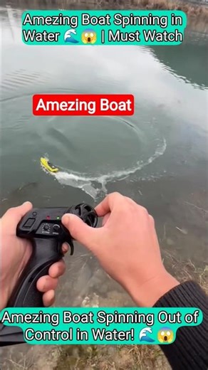 🚤 Amazing Remote Control Boat 😍 Trending Toy Gadget 2025 | Fun Reels Style | #rcboat #amezingboat