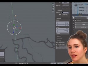 How to use the Particle Emitter in Blender - Objects Along a Path (Curve Guide)