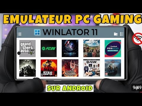 Emulateur pc gaming sur Android gratuit winlator