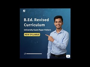 BEd New Syllabus I University Exam Paper Pattern I 2025 l SPPU I
