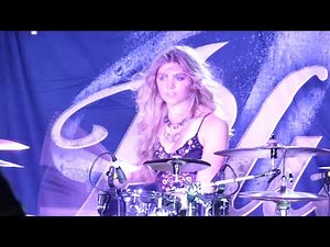 Brooke C. of Plush drums intro to "Hate" at Empire Live, Albany NY. 2/11/22.