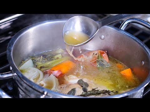 Homemade Chicken Broth Recipe
