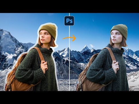 Easy Way How to Color Match Photos in Photoshop