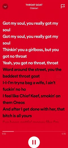 Sped Up Audios Part 11: Throat Goat (Available on Spotify)