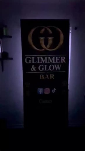 We got a glow up... and not just our hair ✨🪞 New banners just landed at Glimmer and Glow Bar 💅💖 Come see us shine in person #glimmerglowbar #GlimmerAndGlowBar #banners
