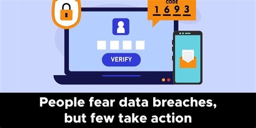 Most people fear data breaches, but few take action, survey finds