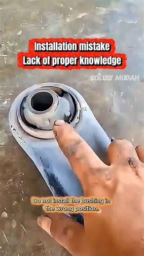 Lower Control Arm Bushing Installation Mistakes. Wrong Direction Causes Premature Wear