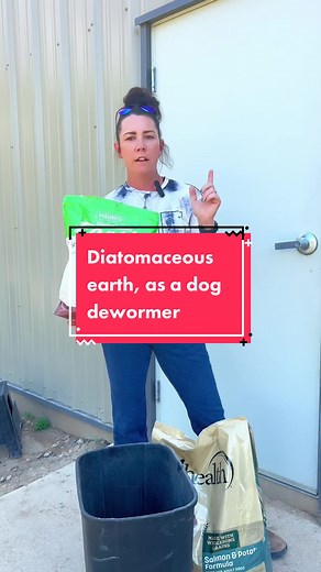We use diatomaceous earth on the farm as a natural dewormer. This is just one example. If you are ever unsure about how to deworm your animals, you should ask your vet. This particular item can be found in my Amazon, storefront, idea list, “for the dogs.” Link in bio. ##farmlife##dogdewormer##diatomaceousearth