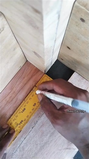 Simple technique for measuring angles with precise and accurate results #woodworking #diy #woodtrick #ideas #creativity #fblifestyle | Pandawa Prabu