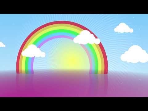 Shiny Day Rainbow Free Animation Background AA VFX