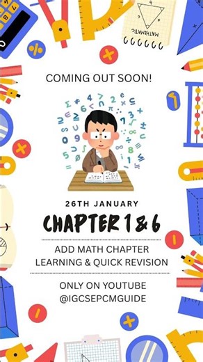 FUNCTIONS & LINEAR GRAPHS | ADDITIONAL MATHS LEARNING & REVISION | Stay Tuned! #addmaths