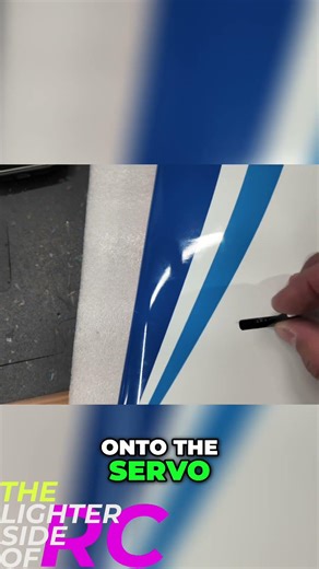 RC Plane Build: Centering & Attaching the Servo Arm #shorts