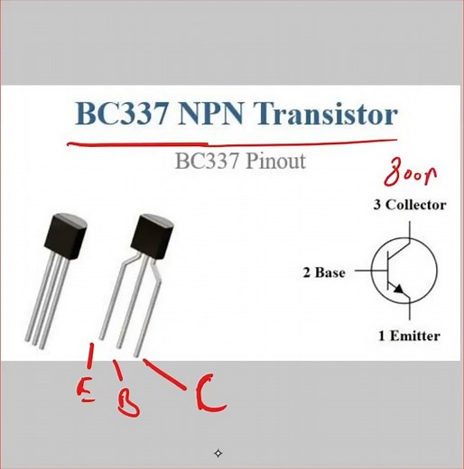 bc337 npn transistor|bc337 transistor pinout