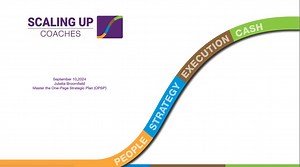 Juletta Broomfield - Master the One-Page Strategic Plan (OPSP) Part 2