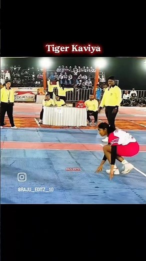Tiger kaviya in hunter 💯🥇 #shorts #kaviya #kabaddi #hunter