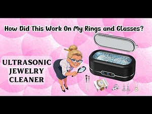 Portable Ultrasonic Jewelry Cleaner Machine Review & Demo