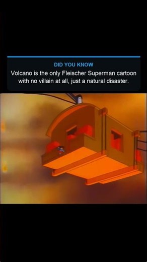 The Only Superman Cartoon With No Villain 🌋 #Shorts
