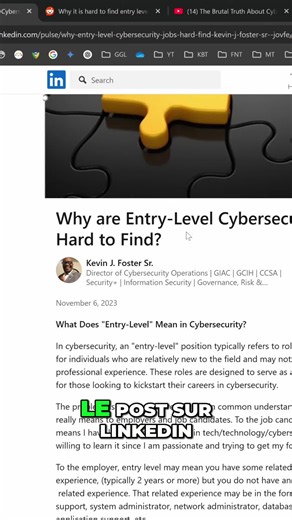 Nouveaux diplômés en cybersécurité : pourquoi est-ce si dur de décrocher un emploi ? Le fossé entre vos attentes et les besoins des entreprises. #Cybersecurite #Emploi #Carriere #Diplome #Tech