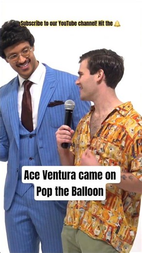 Ace Ventura came on Pop the Balloon #shorts