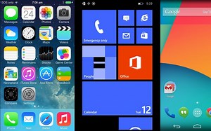 iOS 7 vs Windows Phone 8.1 vs Android 4.4!