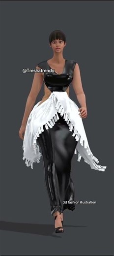 #fashion #clo3d #fashionillustration #3dillustration