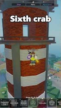 All 10 crab locations #fisch #gaming #robloxfisch