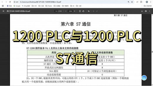 第1节：S7通信(1200PLC与1200PLC)
