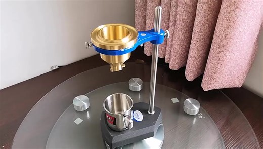Viscometer Flow Cup Viscometer Ford Cup 4# Flow Viscosity Cup Liquid Flow Meter Liquid Viscosity Tester with Base
