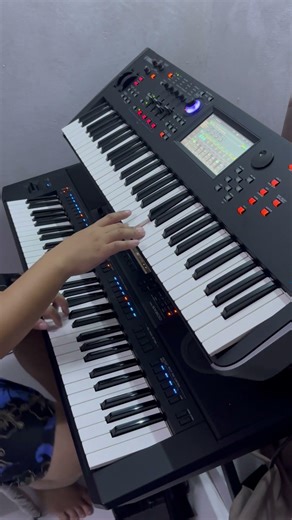 双电子琴演奏 成功一定是咱的 (Cover by~Bu) #shorts