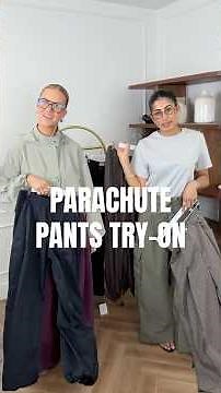 Parachute Pants Try-On 👀✨