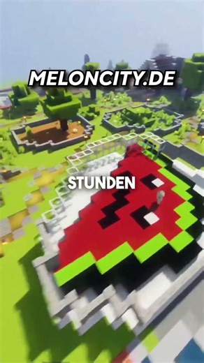 Das LOGO VON MEINEM CITYBUILD SERVER. 🍉 #minecraft #meloncity #minecraftserver