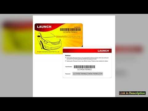 LAUNCH CRP909X CRP919X CRP919X BT All Software 1 Year For All Cars Supported Diagnosis Services