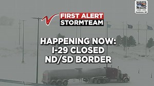 9.2K views · 50 reactions | ⛔ Interstate Closure: I-29 at the ND/SD border to Watertown, SD is now CLOSED until further notice due to heavy snow and dangerous travel conditions #VNLFirstAlert #FirstAlertWeatherDay | Valley News Live | Facebook