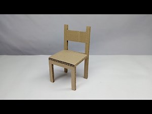 Cardboard Chair making process | How to Make a waste Cardboard Chair