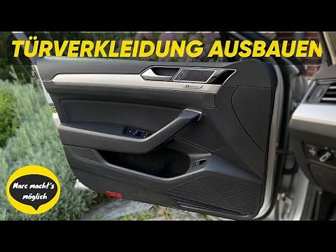 Remove front and rear door panels and reinstall them without leaving any gaps | VW Passat 3G B8 d...