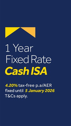 Do you want to earn tax-free interest on your savings? Our 1 Year Fixed Rate Cash ISA could be right for you. | Leeds Building Society