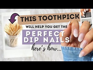 2 Easy Tricks to Get Clean Cuticle Lines with Dip Powder | No More Flooding the Cuticle