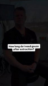 How long do I really need gauze after extraction? #reels #oralsurgery #tips #wisdomteeth | Oral Facial and Implant Specialists