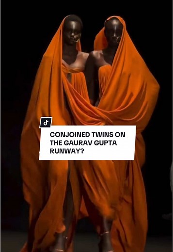As always, #GauravGupta got the drama to the runway. #TiktokFashion #ParisCoutureWeek #Couture #IndianDesigners
