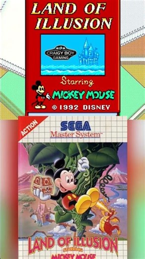 Land of Illusion (SEGA Master System) – 8-Bit Disney Magic! #Shorts #retrogaming