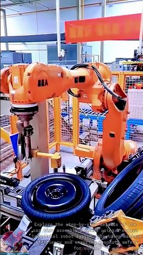 Modern car tire assembly process || How to do it