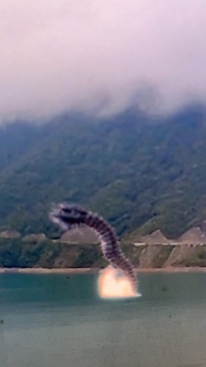 monster jumped out of the lake #monstera | Ufo Mania