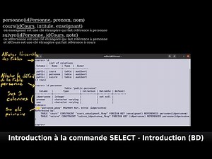 Bases de données - SQL - Commande SELECT (requête)