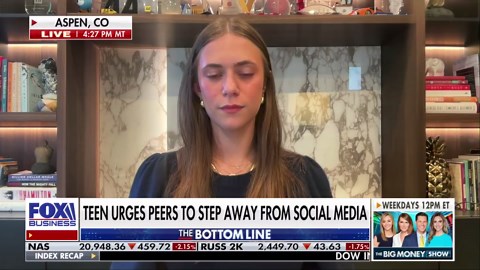 Teen urges peers to step away from social media due to self-harm links