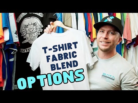 Tee Shirt Options Explained: Cotton, Polyester, Poly-Cotton, and Tri-Blends