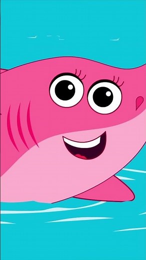 Baby Shark Song - Zebra Nursery Rhymes #shorts #sharks #mrfruits #rhymes #ytkids