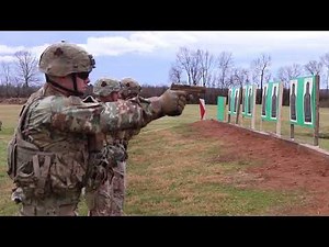 101st AIRBORNE First to Fire the M17 M18 MHS Modular Handgun System (SIG P320)