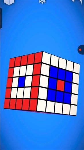 5x5👾 Rubik's cube👉♻️ how to make new design technique↩️#youtube #youtubeshorts #trending #viral