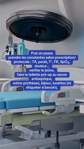 Préparer un patient pour le bloc opératoire #youtube #shortvideo #aidesoignante #bloc￼