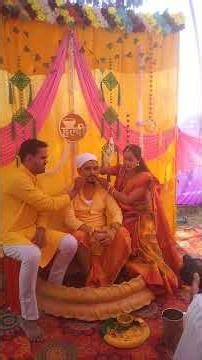 Today haldi celebration